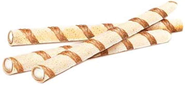 Вафельні трубочки SALEKS з начинкою з ароматом згущеного молока 365г